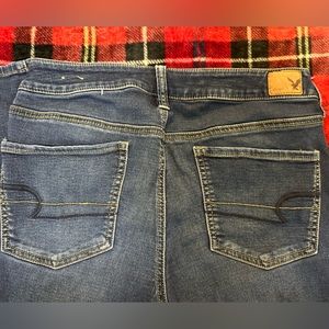 super stretch american eagle 3/4 jegging